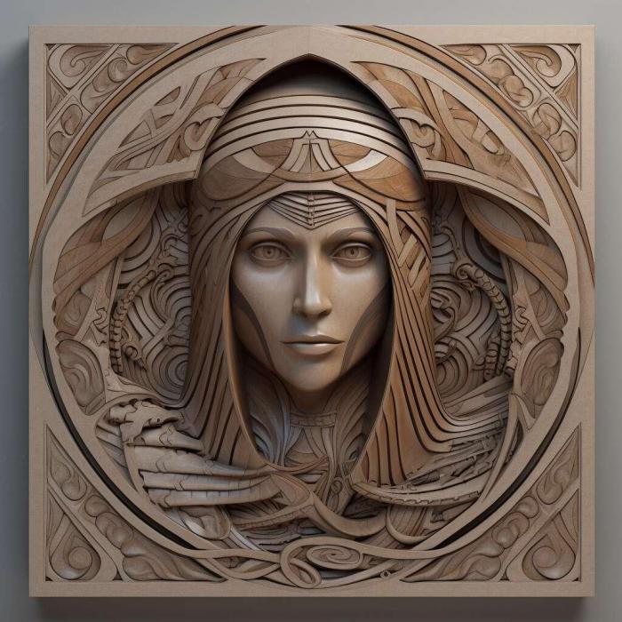 نموذج ثلاثي الأبعاد لآلة CNC 3D Art 